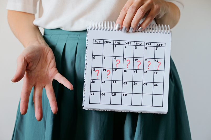 Missed Period Marking on Calender - NU Fertility